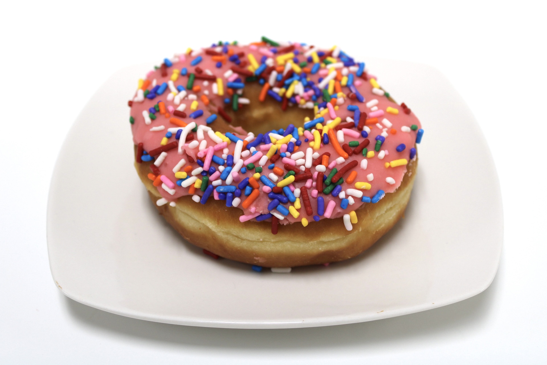 Strawberry Sprinkles Donut