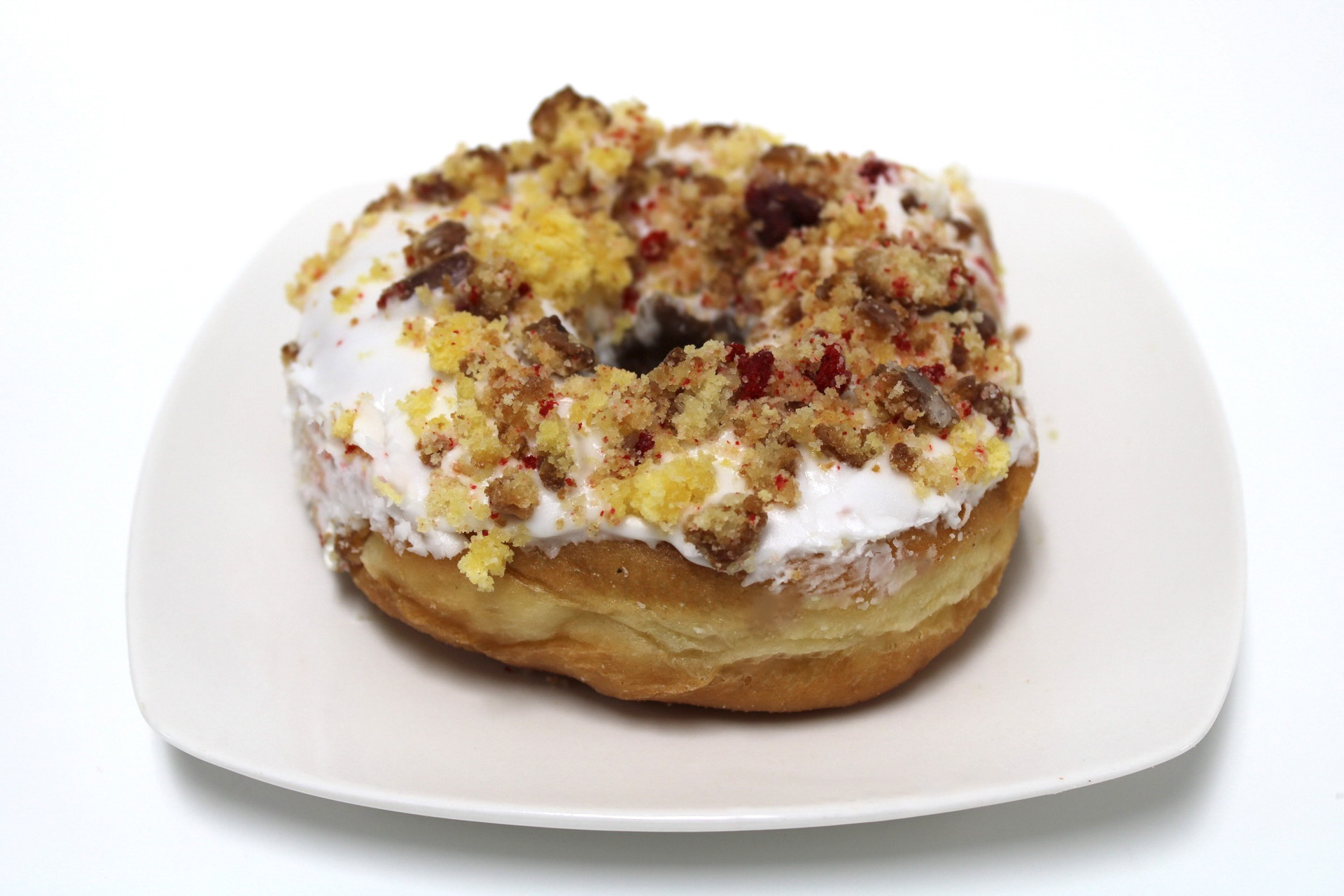 Vanilla Cake Crumble Donut